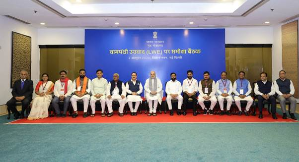 Amit Shah Leads Review Meeting to Combat Left Wing Extremism, Targets Total Elimination by 2026