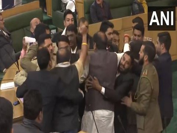 Tense Clash Erupts in J&K Assembly Over Article 370 Banner