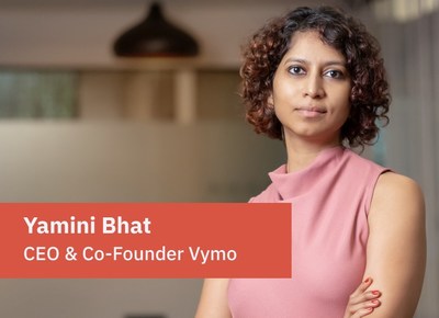 Vymo's Yamini Bhat recognized in BW Disrupt 40 under 40 for building one of the fastest-growing Enterprise SaaS companies globally