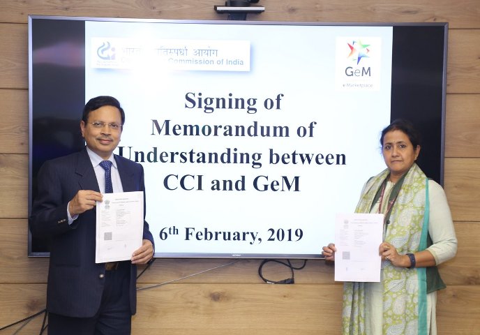 GeM, CCI enter into MoU to enable fair, competitive environment in e-Marketplace