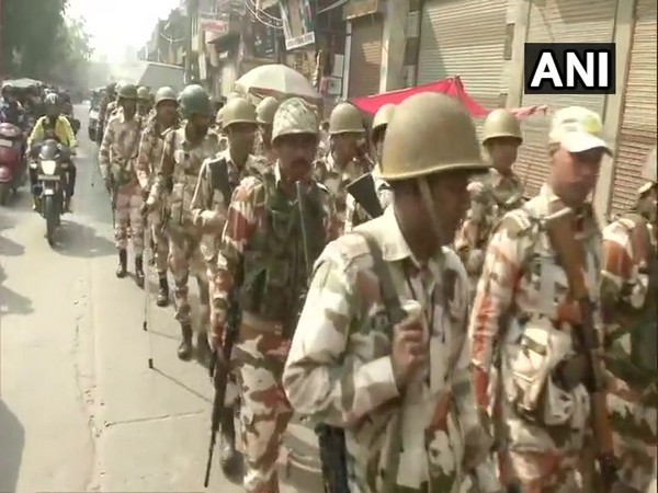 Delhi Assembly polls: Police and para-military forces conduct flag march in Brij Puri  
