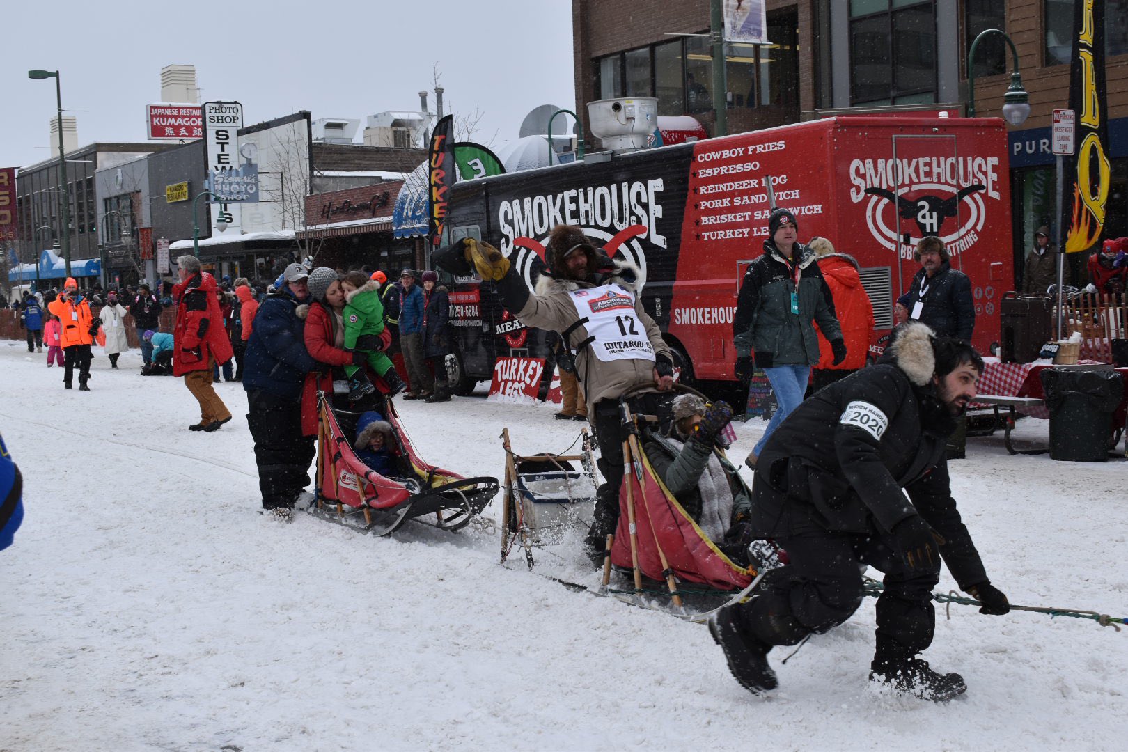 Iditarod race starts with pageantry and focus on preventing disease spread