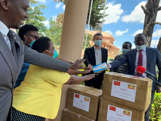 Dodta group donates face masks, test kits to COVID-19 response in Uganda