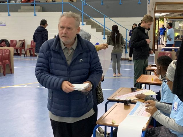 Rob Davies says right to vote is hard-fought one and voters should use privilege