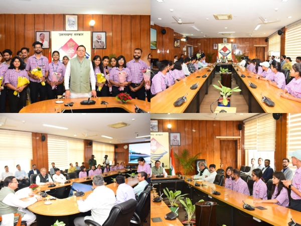 Uttarakhand CM Dhami meets youth selected under Chief Minister's Skill Development and Global Employment Scheme 