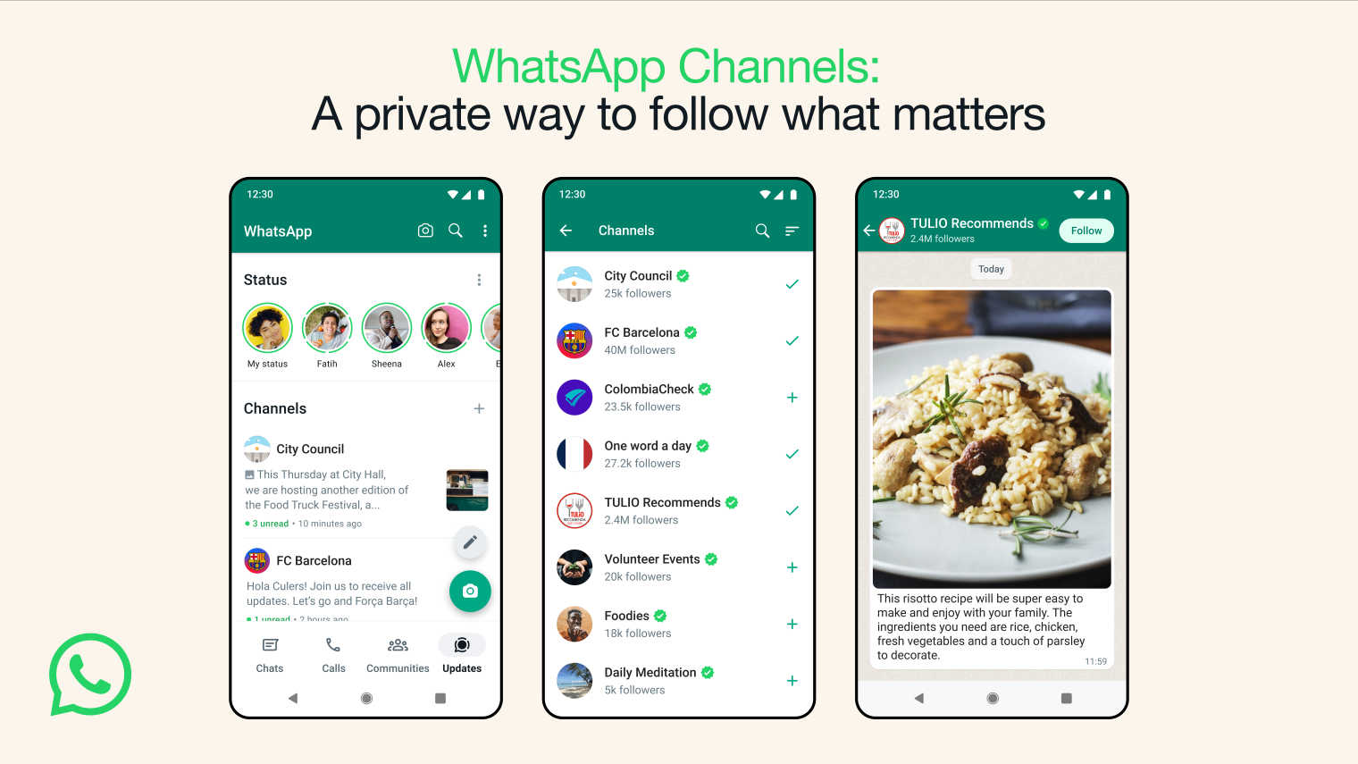 WhatsApp launches Channels - a new private broadcast tool for important updates
