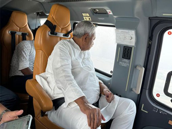 Nitish Kumar Conducts Aerial Survey Amidst Rising River Levels in Bihar