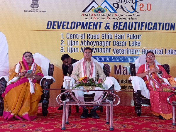 Tripura CM Manik Saha Lays Foundation for Major Urban Development Projects