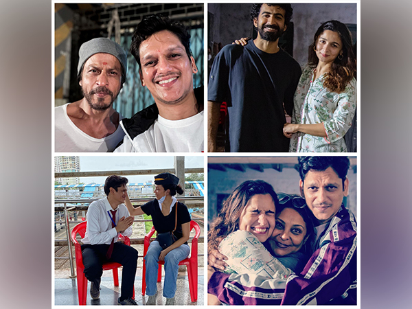 Check out Vijay Varma's BTS pictures with SRK, Alia from 'Darlings' set 