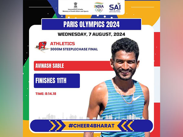 Avinash Sable Finishes 11th in 3000m Steeplechase at Paris 2024 Olympics