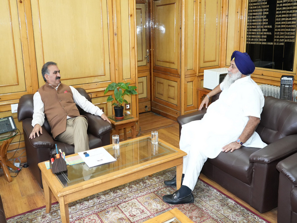 Chief Minister Sukhu and Sukhbir Badal Discuss Key Issues in Shimla