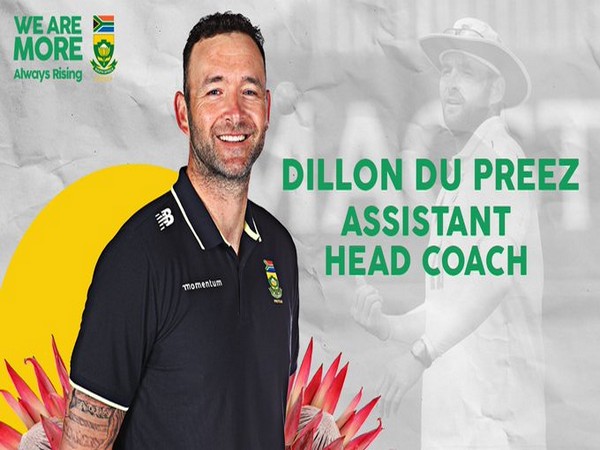 Dillon du Preez appointed assistant coach of South Africa women's team