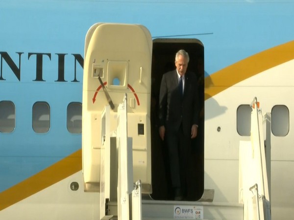 Argentina President Alberto Angel Fernandez arrives in New Delhi to attend G20 Summit 