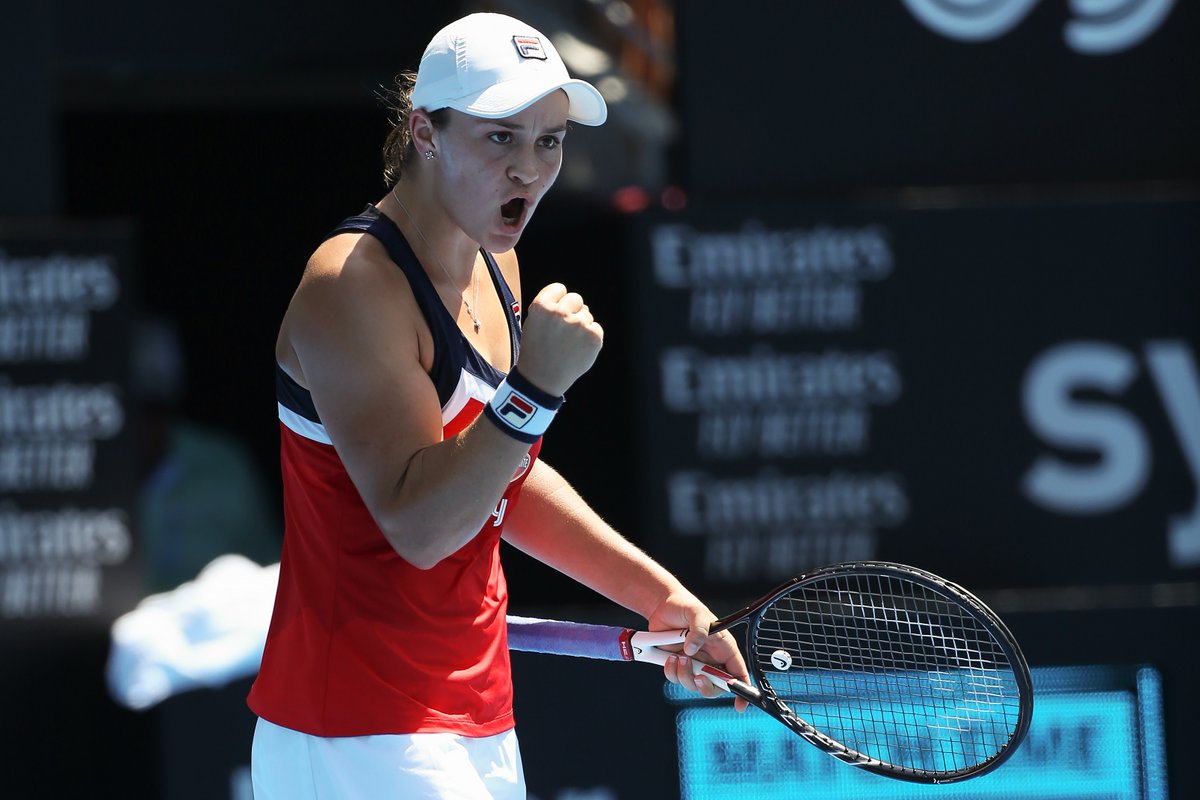 World No. 1 Halep falls to Barty in 2nd round of Sydney International