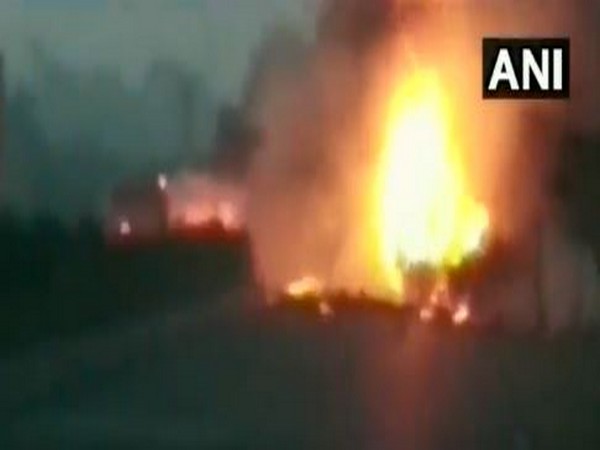 Multiple explosions after mini truck with LPG cylinders overturns in Surat 