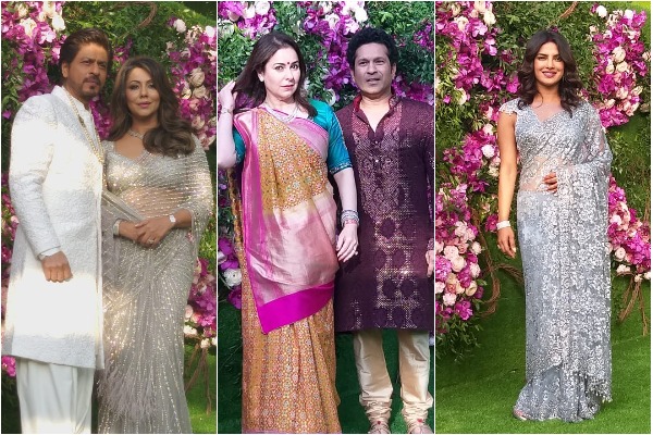 Akash Ambani Wedding: SRK, Sachin Tendulkar, Priyanka Chopra arrives at Jio Gardens