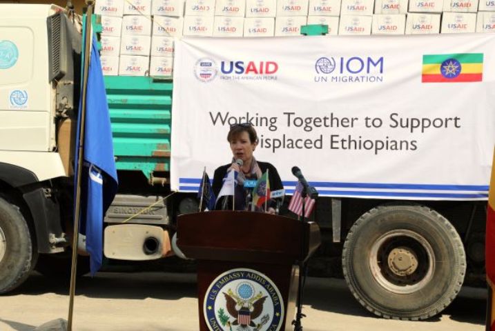 US hands over 250 MT of humanitarian supplies to IOM Office in Ethiopia