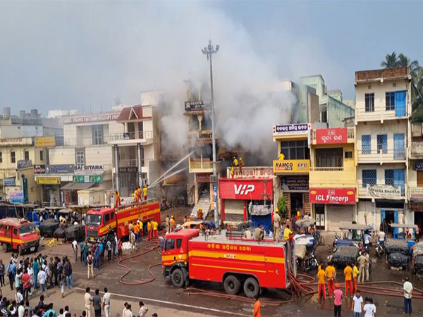 Odisha: Fire breaks out at Market Complex in Puri, three injured
