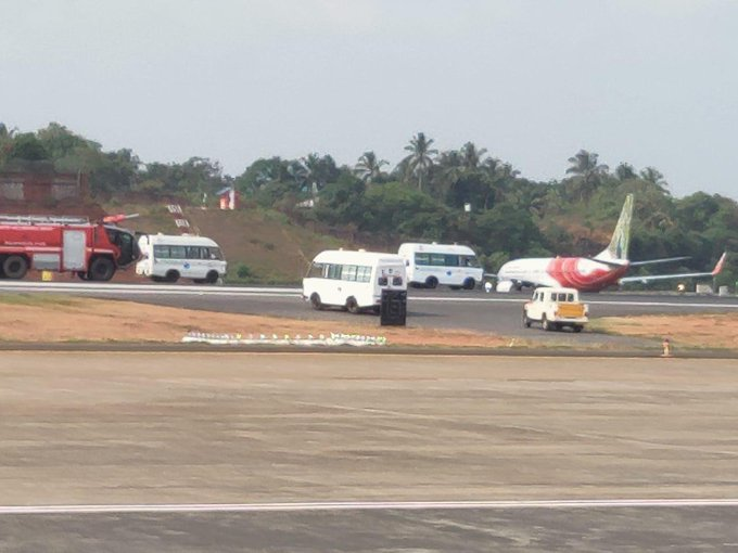 Kerala: Air India Express flight makes emergency landing in Kozhikode following fire warning 