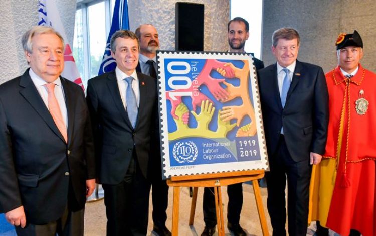 UN chief praises remarkable 100 years of contribution of ILO to workers rights