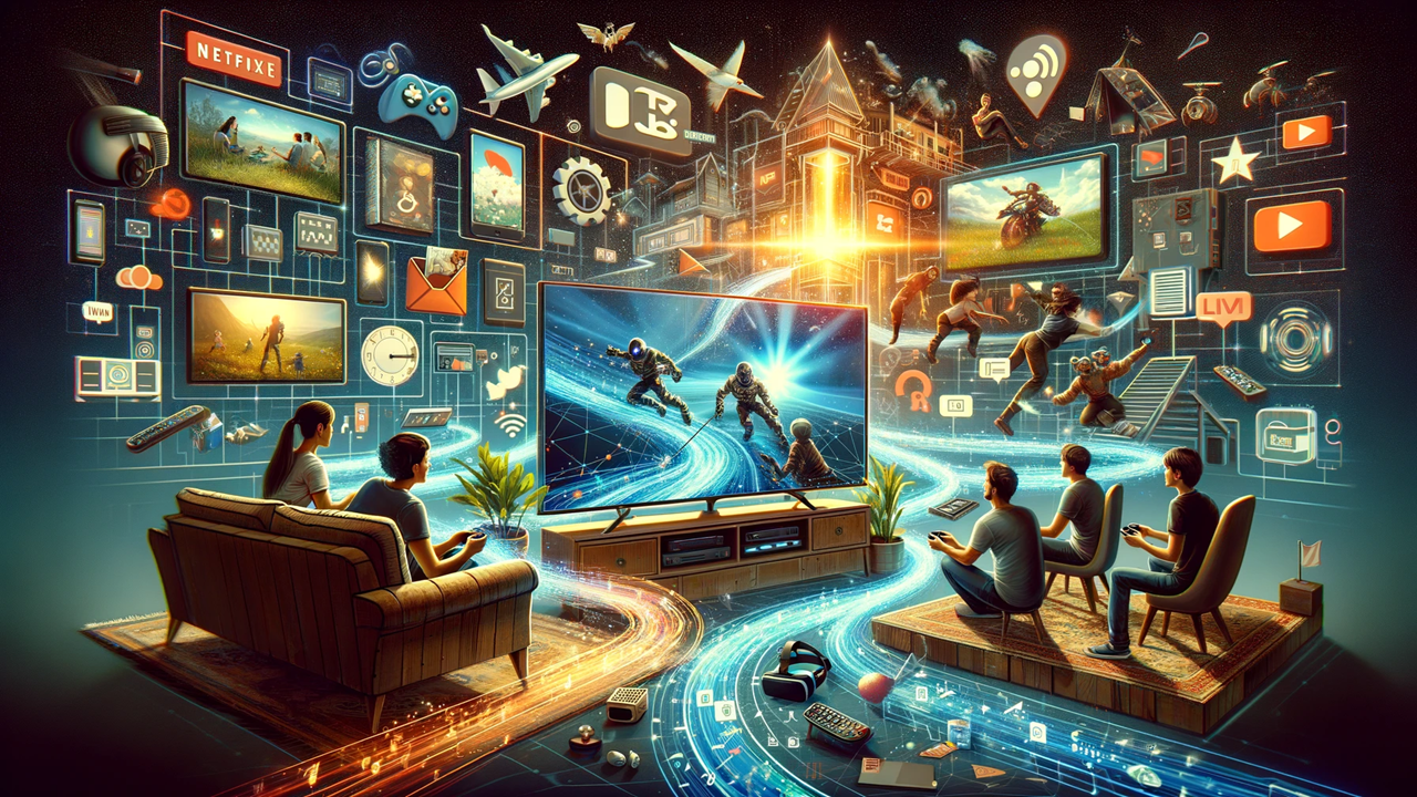 Stream, Play, Engage: Navigating the Convergence in Digital Media