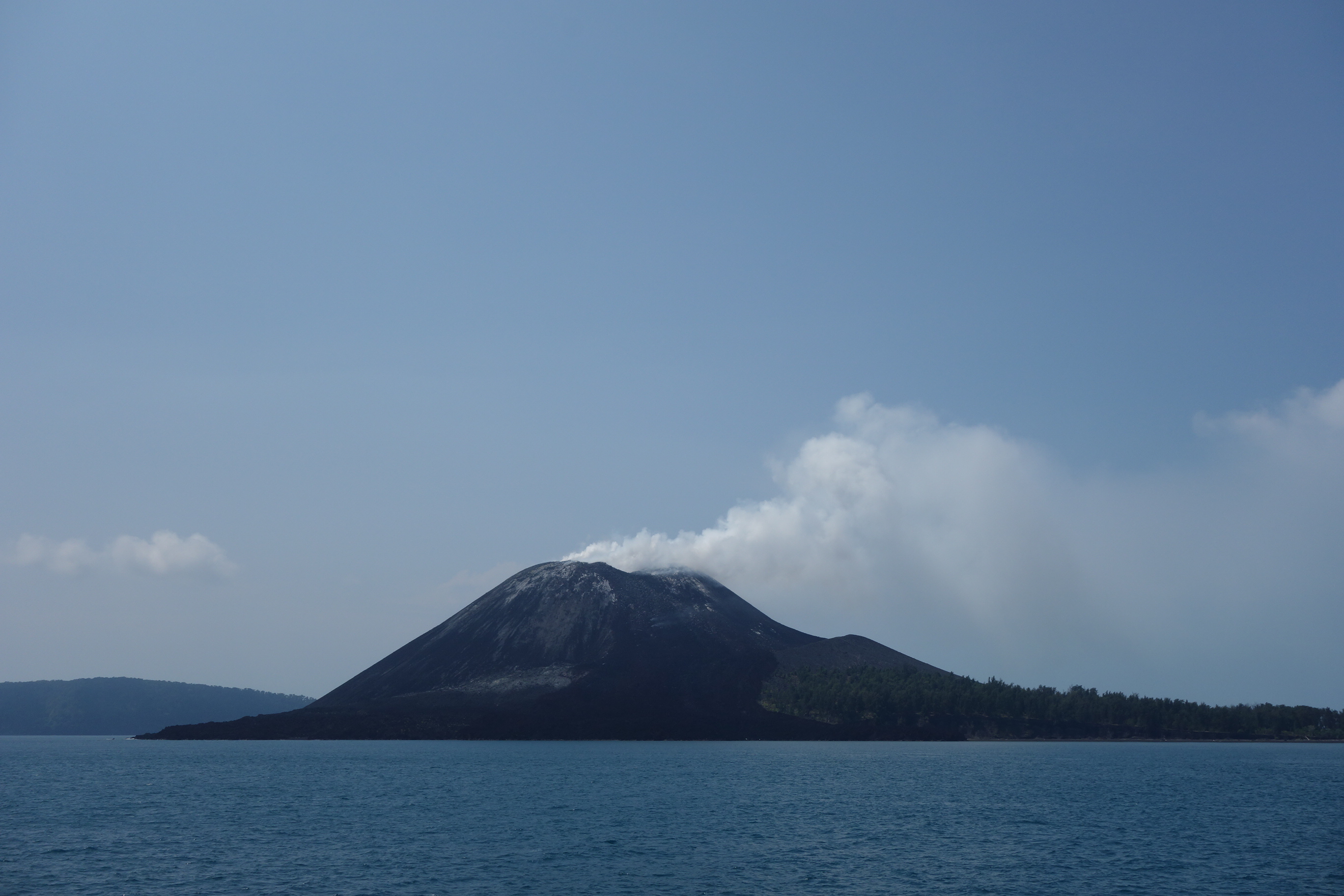 Indonesia's Anak Krakatau volcano erupts twice, spewing big ash cloud 