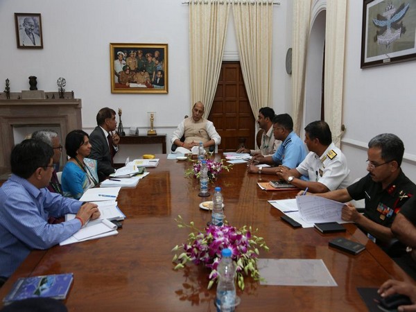 POLITICS-Rajnath Singh reviews recommendations of Task Force of Exports formed to prevent ammunition accidents