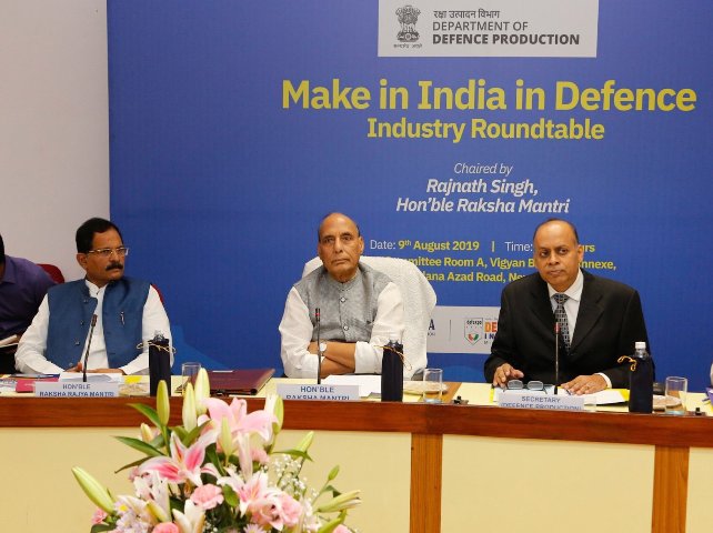 Raksha Mantri calls for steps to develop defense technologies within country