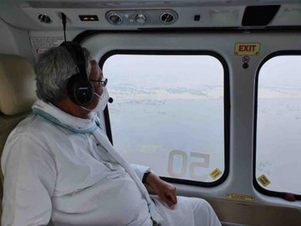 Nitish Kumar undertakes aerial survey of flood-affected areas in Bihar