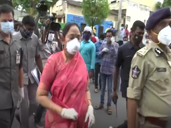 Andhra Home Minister, Health Minister visit Vijayawada fire mishap site