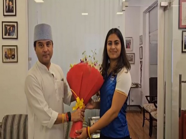 Manu Bhaker Meets Union Minister After Historic Olympic Feat