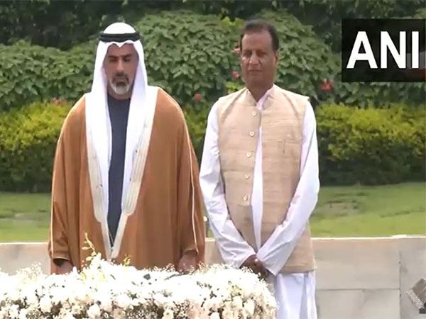 Abu Dhabi Crown Prince Sheikh Khaled Pays Tribute to Mahatma Gandhi at Rajghat, Strengthening India-UAE Relations