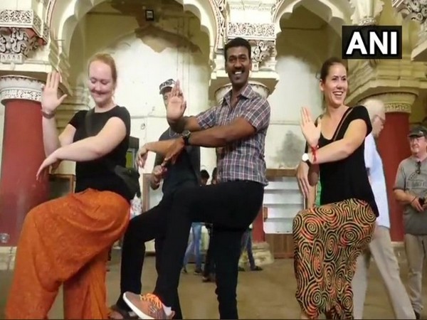 Madurai: Guide introduces tourists to rich Tamil culture through Bharatanatyam