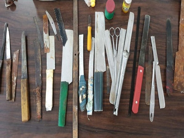 Karnataka: 37 knives, contraband seized from Bengaluru prison