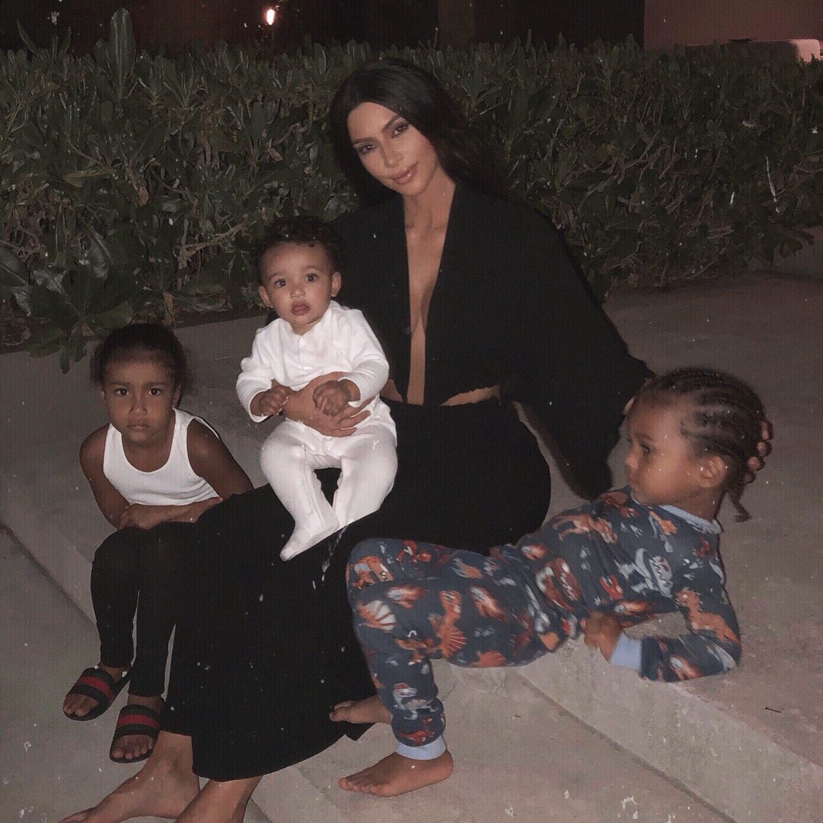 Kim Kardashian forced to flee her home on Thursday night