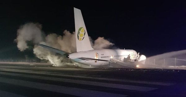 UPDATE 1-Six injured after Fly Jamaica plane makes emergency landing in Guyana