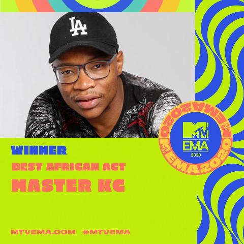 Master KG congratulated for winning Best African Act Award at MTV EMAs