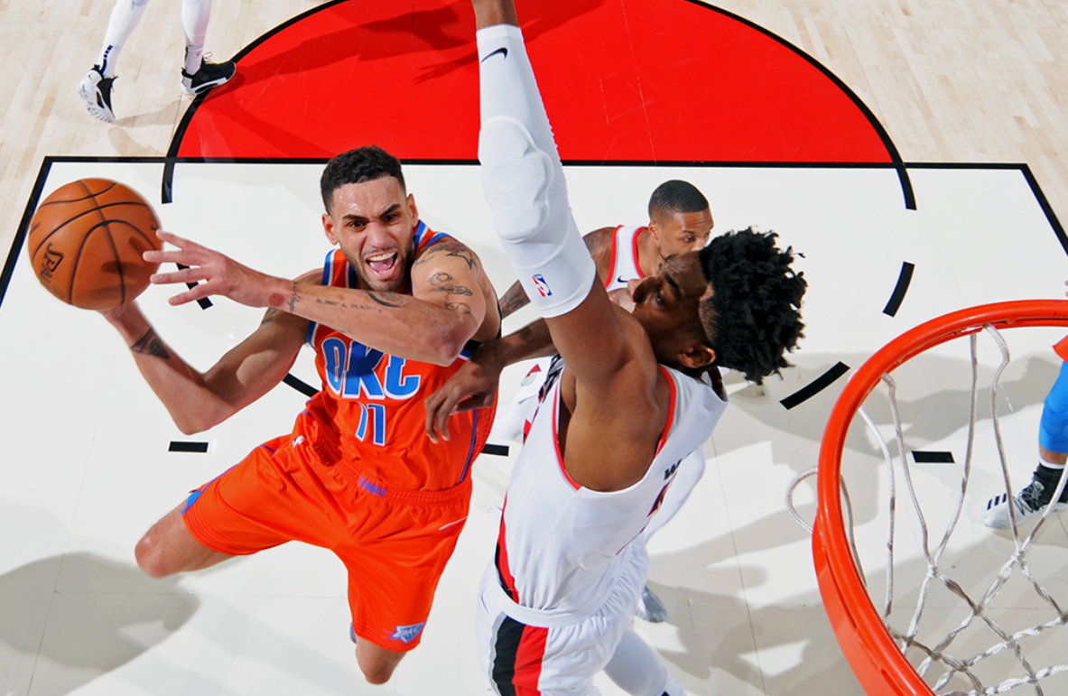 Thunder pull away for win over Trail Blazers
