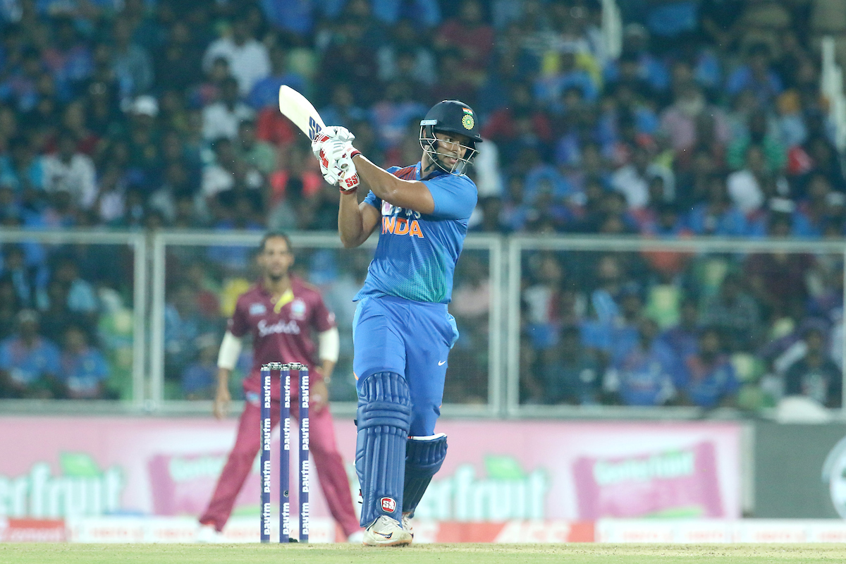 Capable of hitting six on any ground, says Shivam
