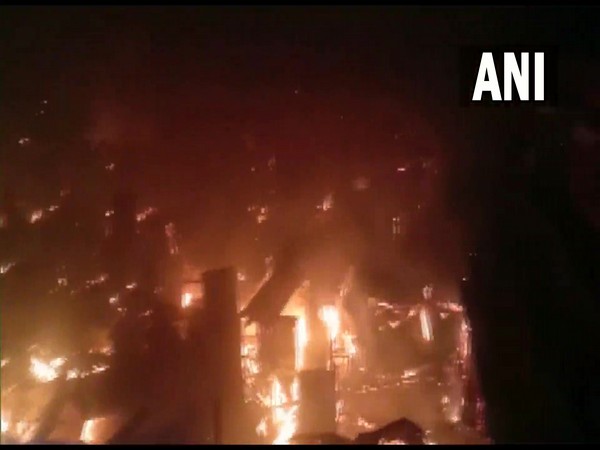 Assam: Several houses gutted in massive fire in Guwahati