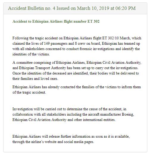 Ethiopian Airlines Boeing deadly crash kills 157 on board