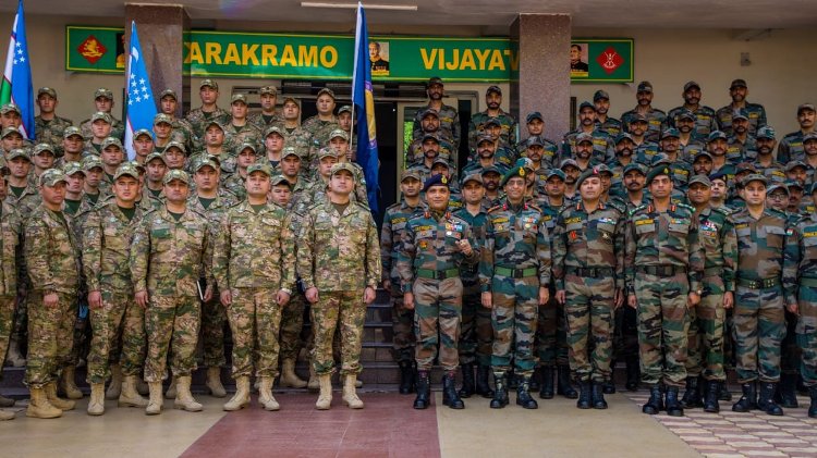 Indo-Uzbekistan military exercise DUSTLIK begins in Foreign Training Node Chaubatia