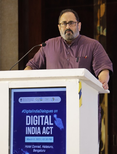 Rajeev Chandrasekhar holds consultations with stakeholders on proposed Digital India Bill 