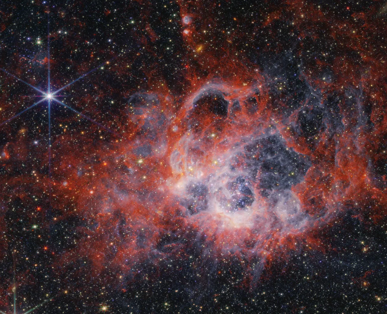 Webb telescope views star-forming region NGC 604 | Science-Environment