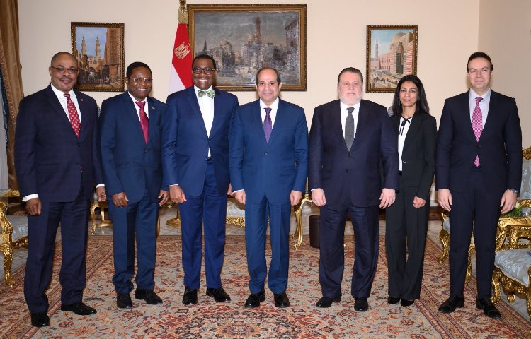 Egypt President commends AfDB for helping Africa deal with impact of global economic challenges
