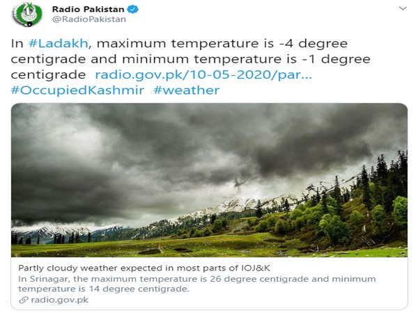 'RIP common sense': Twitter schools Pakistan on Ladakh weather update gaffe
