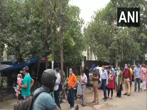 Queues outside COVID-19 vaccination centres in UP's Noida, Ghaziabad 