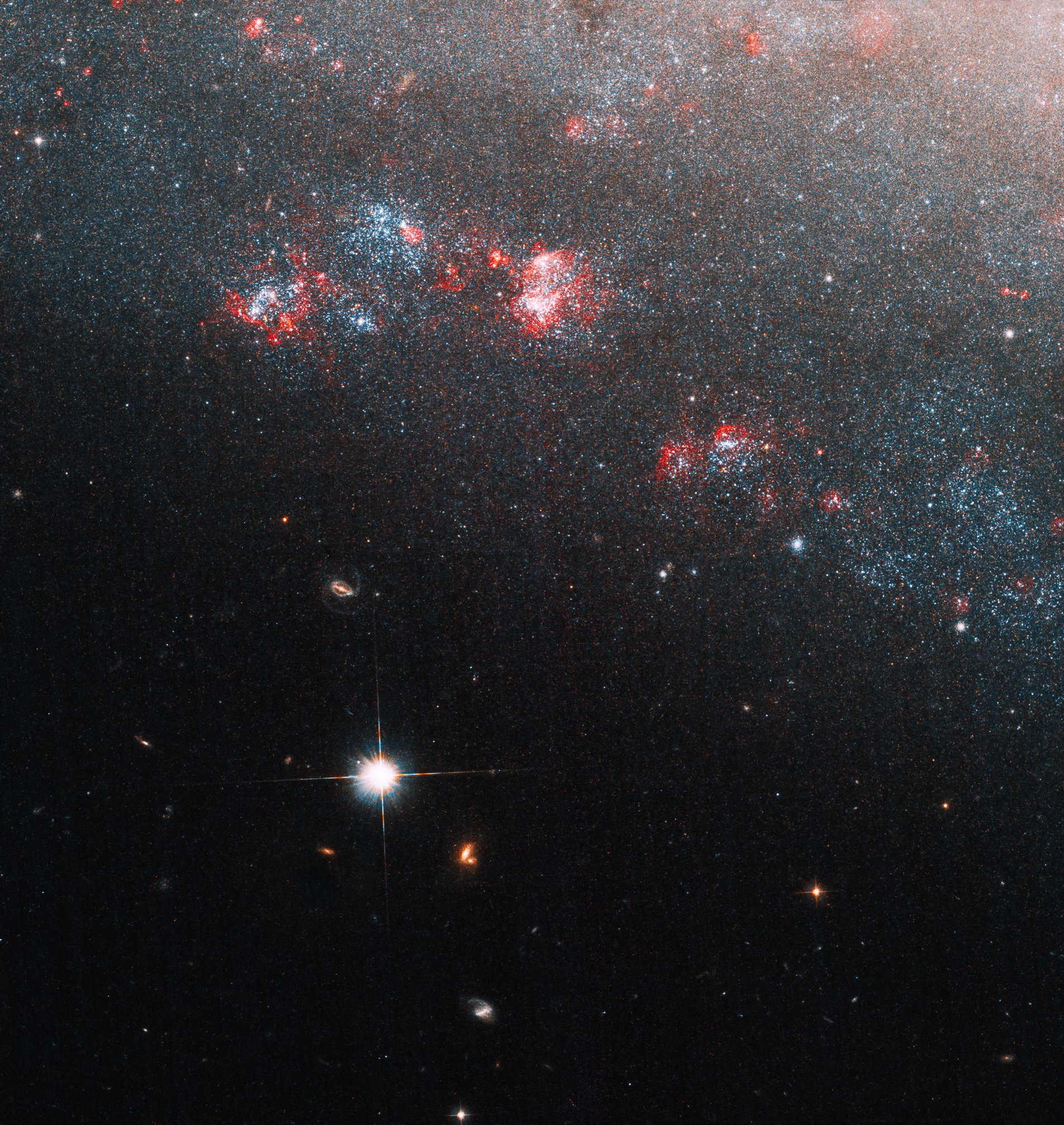 NASA's Hubble telescope spots mysterious dwarf spiral galaxy: See this mesmerising picture