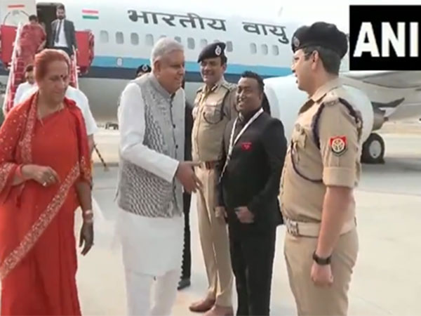 Vice President Jagdeep Dhankhar arrives in Ayodhya to offer prayers at Ram Mandir