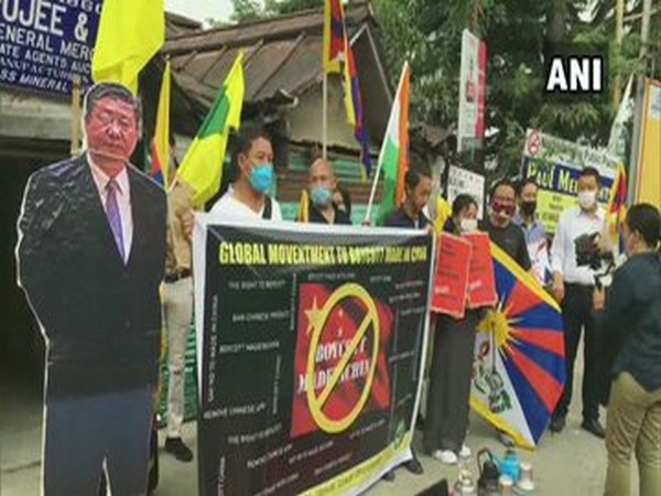 Tibetan Youth Congress burns Chinese flag, Xi Jinping's effigy during protest in Dharamshala